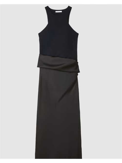 Abito lungo fluido in satin Patrizia Pepe PATRIZIA PEPE | 8A1656-A269K103